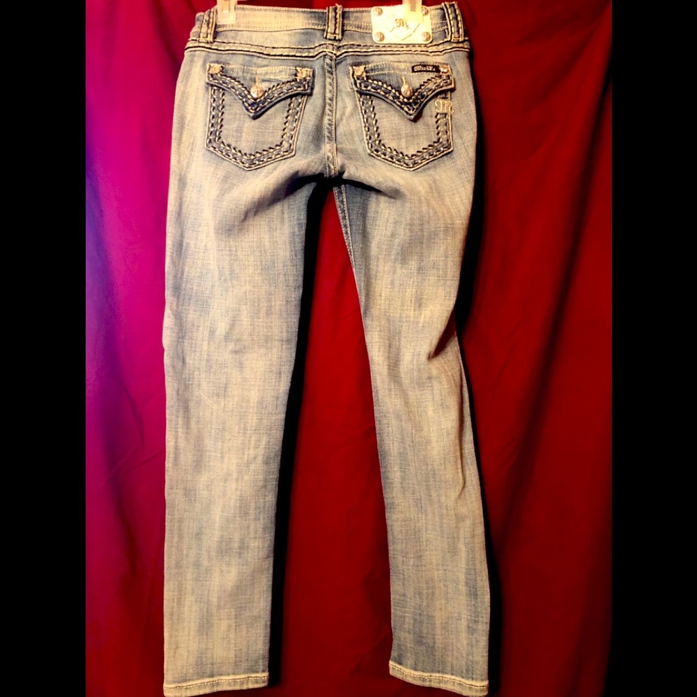 NEW MissMe cuffed skinny mid